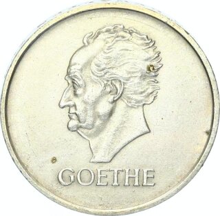 Weimarer Republik 3 Reichsmark 1932 D Goethe Silber vz+ Jäger 350