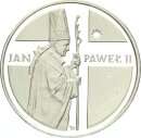 Polen Volksrepublik 10000 Zlotych 1989 Warschau Papst...