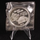 China Volksrepublik Medaille 1992 Panda, INTERNATIONAL COIN SHOW Silber 1oz PP
