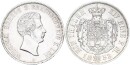 Braunschweig-Wolfenbüttel Fürstentum Wilhelm Taler 1853 B Silber ss+