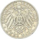 Oldenburg Friedrich August 2 Mark 1901 A Silber ss Jäger 94