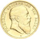 Baden Friedrich I. 10 Mark 1904 G Gold vz+ Jäger 190