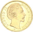Bayern Ludwig II. 20 Mark 1873 D Gold vz/vz+ Jäger 194