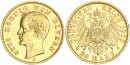 Bayern Otto 20 Mark 1900 D Gold vz+/stgl. Jäger 200