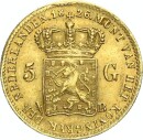 Niederlande Königreich Wilhelm I. 5 Gulden 1826 B...