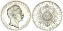 Preußen Wilhelm II. 3 Mark 1910 A  Silber PP Jäger 103