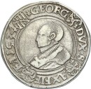 Sachsen-Kurfürstentum Johann Friedrich der Großmütige und Georg Taler 1534 Annaberg Silber ss