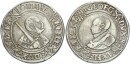 Sachsen-Kurfürstentum Johann Friedrich der Großmütige und Georg Taler 1534 Annaberg Silber ss