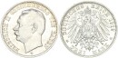 Baden Friedrich II. 3 Mark 1912 G Silber vz/vz+ Jäger 39