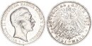 Preußen Wilhelm II. 3 Mark 1908 A Silber ss+ Jäger 103