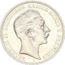 Preußen Wilhelm II. 3 Mark 1909 A  Silber ss-vz Jäger 103