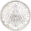 Preußen Wilhelm II. 3 Mark 1910 A  Silber ss-vz Jäger 103
