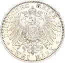 Bayern Luitpold 2 Mark 1911 D Prinzregent Silber pfr., f. stgl./stgl. Jäger 48