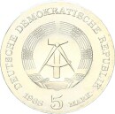 DDR Gedenkmünze 5 Mark 1968 A Robert Koch pfr., stgl. Jäger 1522