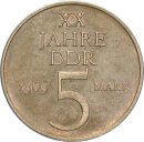 DDR Gedenkmünze 5 Mark 1969 A magnetisch 20 Jahre DDR, magnetisch ss-vz Jäger 1524