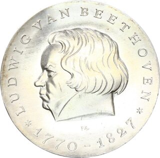 DDR Gedenkmünze 10 Mark 1970 A Ludwig van Beethoven Silber pfr., f. stgl. Jäger 1528