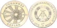 DDR Gedenkmünze 5 Mark 1971 A Johannes Kepler pfr., stgl.