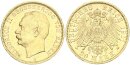 Baden Friedrich II. 20 Mark 1911 G Gold vz/vz+ Jäger 192