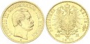 Hessen Ludwig III. 20 Mark 1873 H Gold ss+ Jäger 214