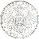 Hessen Ernst Ludwig 2 Mark 1899 A Silber ss Jäger 72