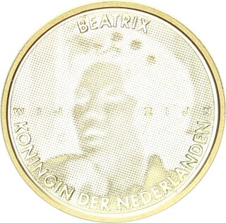 Niederlande Gedenkmünze 20 Euro 2005 25-jähriges Krönungsjubiläum, mit Echtheitszertifikat Gold PP