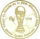 Frankreich Gedenkmünze 10 Euro 2005 Fußball...