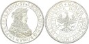 Altdeutsche Münzen und Medaillen Neuprägung Reichstaler 1975 (1683) Dortmund mit Titel Leopolds I. + Beschreibungszettel Silber PP