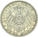 Schwarzburg-Rudolstadt Günther Victor 2 Mark 1898 A Silber ss+ Jäger 167
