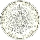 Preußen Wilhelm II. 3 Mark 1909 A  Silber vz Jäger 103