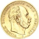Preußen Wilhelm I. 10 Mark 1873 B Gold ss...