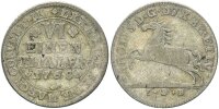 Braunschweig-Wolfenbüttel Fürstentum Karl I. 1/6 Taler 1768 IDB (Braunschweig) Pferd Silber s-ss