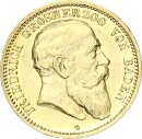 Baden Friedrich I. 10 Mark 1904 G Gold vz/f. stgl....