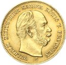 Preußen Wilhelm I. 5 Mark 1877 C Gold vz Jäger...