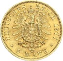 Preußen Wilhelm I. 5 Mark 1877 C Gold vz Jäger 244