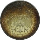 Weimarer Republik 5 Reichsmark 1929 E Meißen Silber f. stgl. Jäger 339