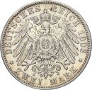 Bayern Otto 2 Mark 1903 D Silber ss+ Jäger 45