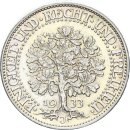 Weimarer Republik 5 Reichsmark 1933 J Eichbaum Silber vz+...
