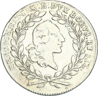 Brandenburg-Bayreuth Friedrich Christian 20 Kreuzer 1765 ES (Bayreuth) Silber ss