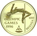 Tonga 100 Paanga 1994 Olympische Spiele Atlanta, Hochspringer Gold PP