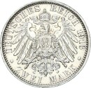 Preußen Wilhelm II. 2 Mark 1913 A Regierungsjubiläum Silber vz+/f. stgl. Jäger 111