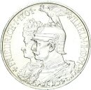 Preußen Wilhelm II. 2 Mark 1901 A 200 Jahre Königreich Silber vz/f. stgl. Jäger 105