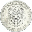 Bayern Ludwig II. 2 Mark 1876 D Silber f. ss Jäger 41