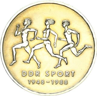 DDR Gedenkmünze 10 Mark 1988 A Turn- und Sportbund der DDR pfr., f. stgl. Jäger 1623