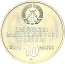 DDR Gedenkmünze 10 Mark 1989 A Wirtschaftshilfe RGW-Gebäude Moskau pfr., f. stgl. Jäger 1625