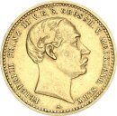 Mecklenburg-Schwerin Friedrich Franz III. 10 Mark 1890 A Gold ss+ Jäger 232