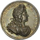 Großbritannien George I. Medaille 1714 auf seine Krönung Silber vz