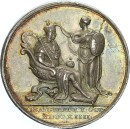 Großbritannien George I. Medaille 1714 auf seine...