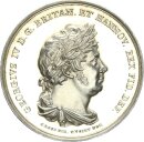 Braunschweig-Calenberg-Hannover Georg IV. Medaille 1821...