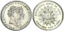 Großbritannien William IV. Medaille 1830 Krönung William IV. & Adelaide Bronze pfr., vz-stgl.