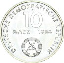DDR Gedenkmünze 10 Mark 1986 A Ernst Thälmann pfr., stgl. Jäger 1608